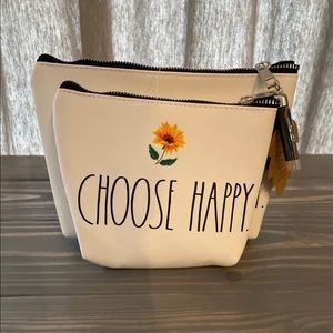 Rae Dunn Cosmetic Bag Set